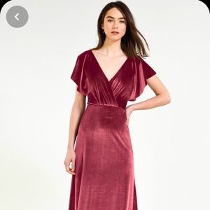 Jenny yoo ellis velvet dress - CINNAMON ROSE